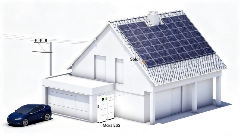 How to Pair Residential Energy Storage with Roof Solar Mounts for Home Energy Systems