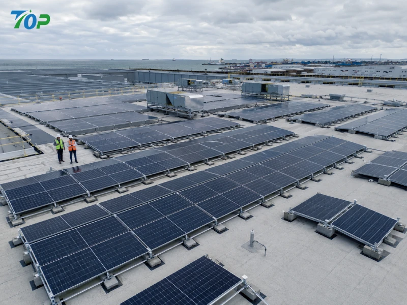 Non-Penetrating Flat Roof Solar Ballast Mounting System: Engineering-Grade Waterproof Solution for Commercial Rooftop PV Projects