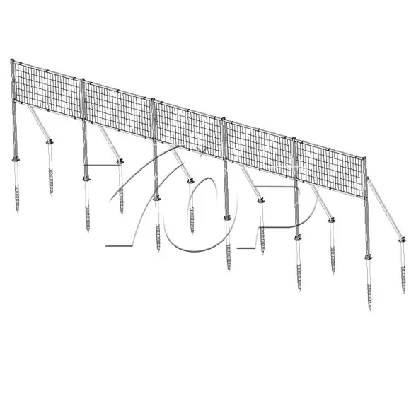 Bifacial Agri Panel Vertical Solar Bracket System