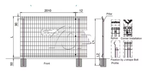 Solar Fence Wire Mesh Fencing System