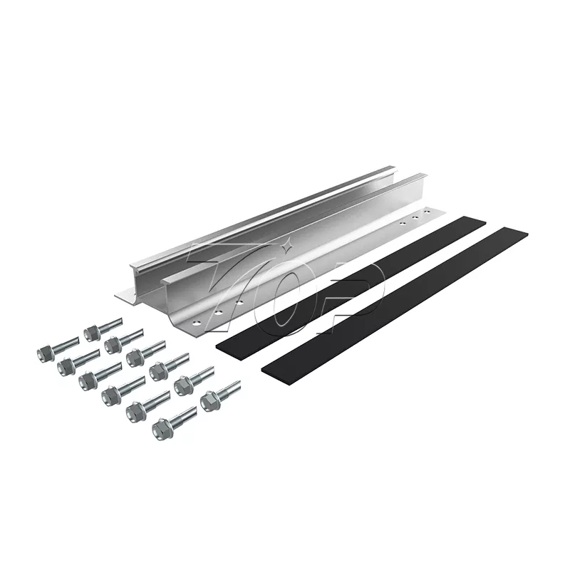 Mini Rail System for Trapezoidal Metal Roof Solar