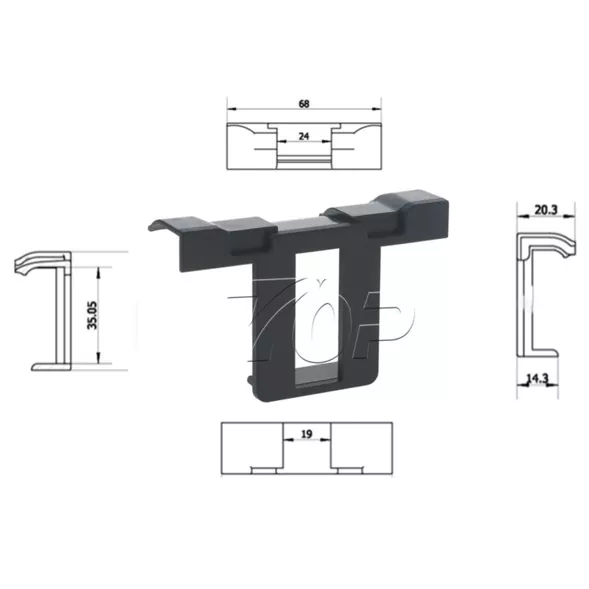 Plastic Water Drainage Clips