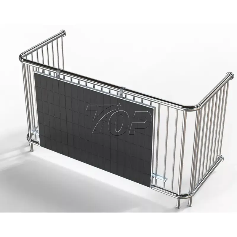 Solar Panel Balcony Railing