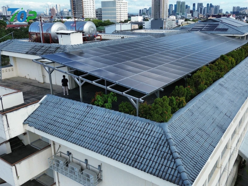 Space-Optimized Elevated Solar Racking Structure | Manila Case Study
